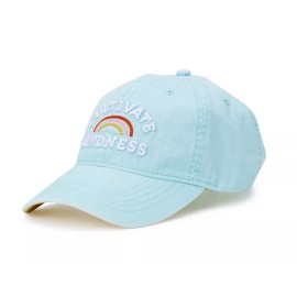 Time & Tru Women’s CULTIVATE KINDNESS Baseball Cap Cotton Hat • Classic Mint