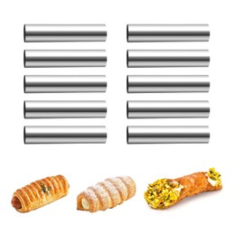 Gmmh cream horn mould made of stainless steel, cream rolls baking mould Trubotschki cornet mould for baking.