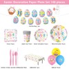 Easter Bunny Birthday Party Decorations Kit with Bunny Birthday Banner,