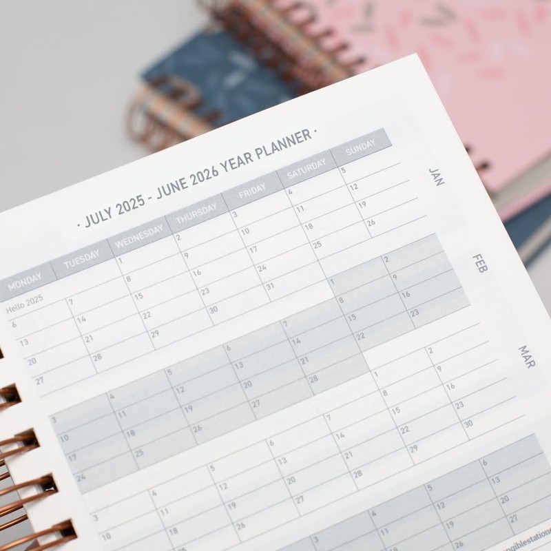 2025-2026 Academic Diary A5 Day a Page - Mid Year