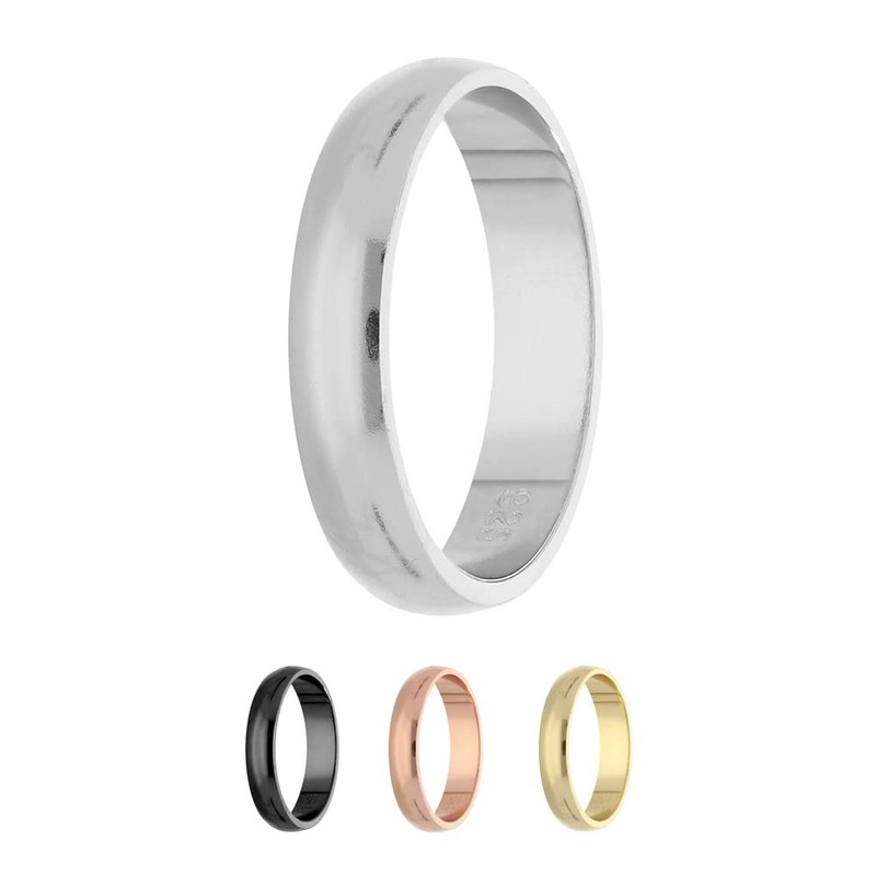 Treuheld® 925 Sterling Silver Ring, 48 Sizes & Widths