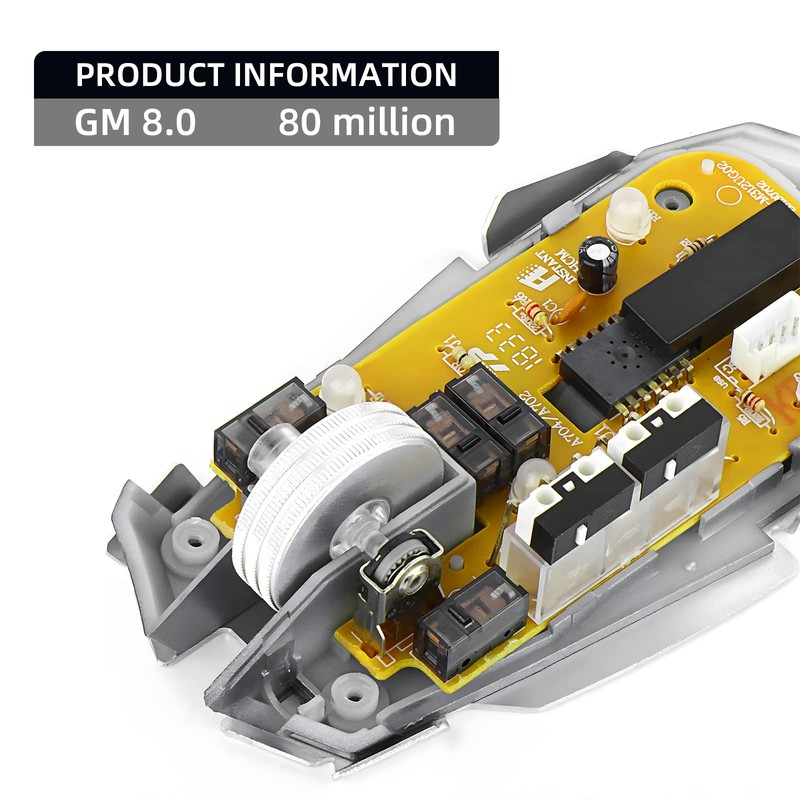 KAILH GM4.0 GM8.0 Micro Switch 60M 80MLife Gaming Mouse Micro