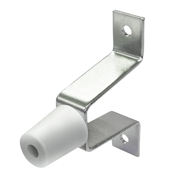 Shimizu New HIKARI SH-TA135W A-Shaped Door Stop, White Rubber for