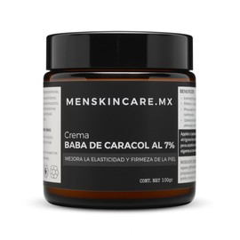 100gr Crema Baba de Caracol para Hombres; regenera la piel dañada, desvanece manchas, Mejora la elasticidad y firmeza de la piel al estimular la renovación celular con extracto Proteíco al 7%