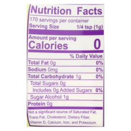 UD_Wholesome! Organic 6 oz Stevia Jar Food Grade Sweetener in Bulk Powder and Liquid Forms Case of 6 Dried Sweet Taste