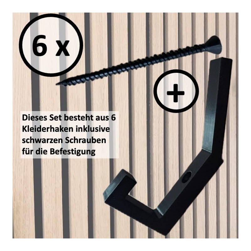 js3dmanufaktur Coat Hook for Acoustic Panels Acoustic Panels Acoustic Panel