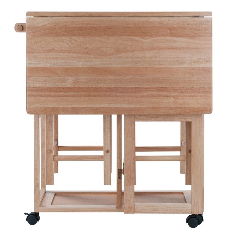 Winsome Wood Suzanne Kitchen, Square, Natural