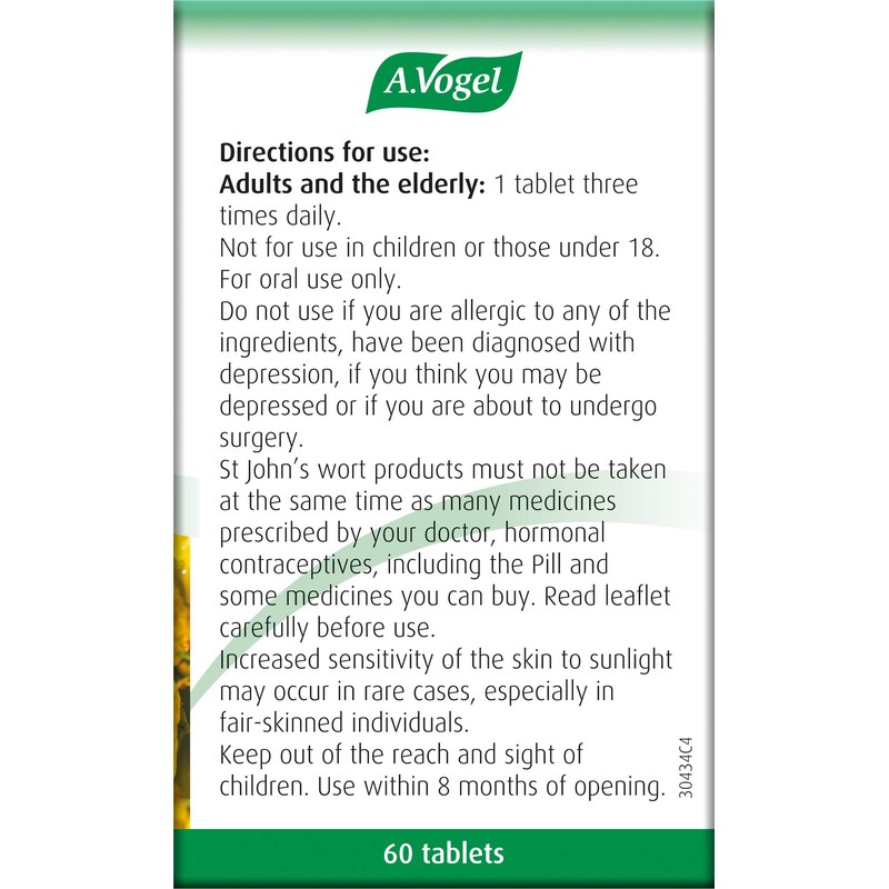 A.Vogel Hyperiforce St John's Wort Tablets | Relieves Symptoms of