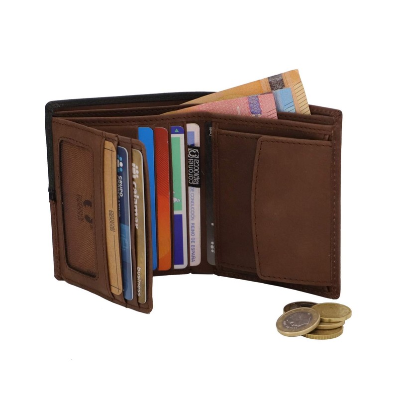 Coronel Tapiocca Wallet Portemonnaie Alejandro Portmonee Herren-Geldbörse Herren, Braun