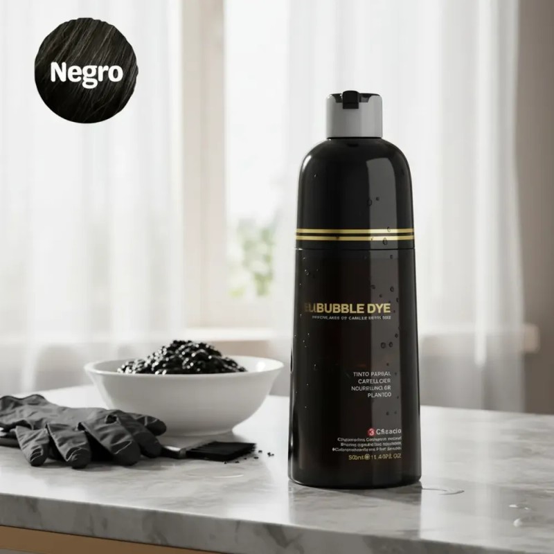 Shampoo Tinte Instantáneo Pinta Cubre Canas Alta Cobertura