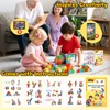 LovesTown Magnetic Building Blocks for Toddlers,Magnetic Cubes for Kids,STEM Montessori