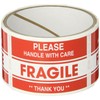 TapeCase SHIPLBL-040-50 Fragile, Thank You Label (50 Per Pack)