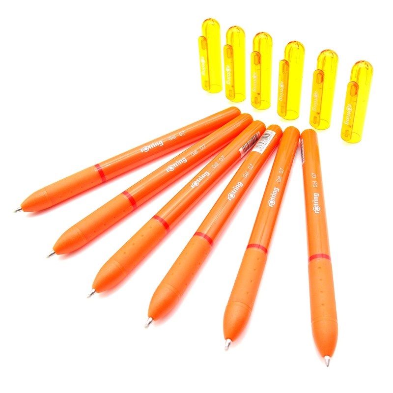 rOtring Gel Rollerball Pens - Medium Point 0.7mm - Orange
