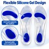 Silicone Gel Insoles for Flat Feet – Shock-Absorbing Arch Support