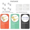 Orglace 4 Pack Ear Piercing Kit,Disposable Self Ear Piercing Gun