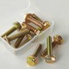 YIIFLY M10 x 40mm Flanged Hex Head Bolts, M10x1.5 Pitch,