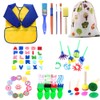 57 Pieces Sponge Painting Brush Stamp Brush Set Children's Early