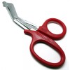 PREMIUM INSTRUMENTS Red Utility Scissors 7.25" Multi-Purpose DIY EMS EMT