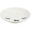 Dick Bruna 401106 Miffy Simple Face Mini Plate Plate, Sleep,