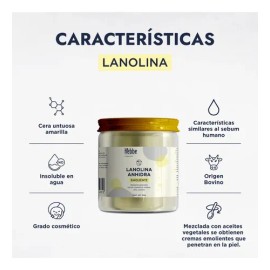 Lanolina Anhidra Usp Pura Natural 250g