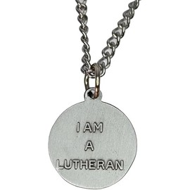 Sterling Gifts Lutheran Rose Necklace. I am a Lutheran Pendant