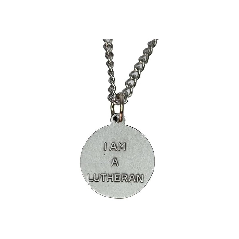 Sterling Gifts Lutheran Rose Necklace. I am a Lutheran Pendant