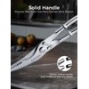 SimCoker Full Steel Poultry Shears Heavy Duty, Professional Bone Cutting