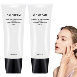 Perbella CC Cream Self Adjusting for Mature Skin, Natural, SPF 50, Moisturizing, Breathable