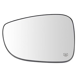 TRQ Left Mirror Glass Compatible with 2017-2022 Chrysler Pacifica 2020-2022 Voyager