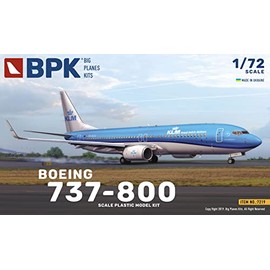 BPK 7219-1/72 - Airplane 737-800 KLM Plastic Model Aircraft