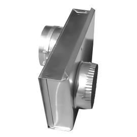 Builder's Best 84049 SAF-T-Duct Zero Dryer Vent Periscope, Adjustable 0-5" Length, Aluminum