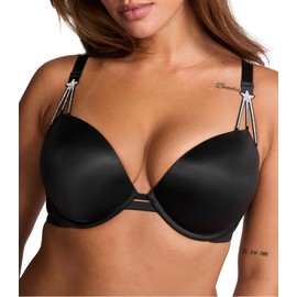 Victoria's Secret Fashion Show '24 Women's Starstruck Shine Strap Push-Up Bra, Black, 36C