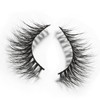 JewelryWe 3D Mink Hair False Eyelashes Black 100% Handmade Eyelashes