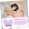 PACKOVE 2Pcs Exfoliating Bath Towels Durable Shower Body Scrubbers for