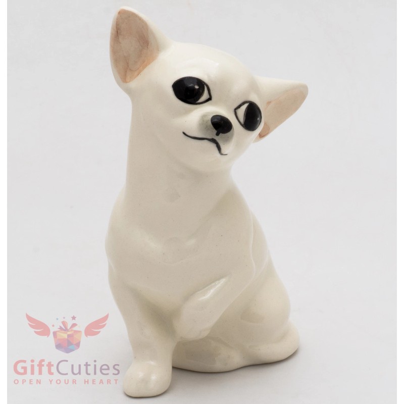 Porcelain Figurine of the Chihuahua dog