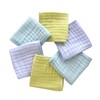 MUKIN Baby Washcloths, Soft Absorbent Cotton Burp Cloths, Burping Cloth