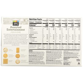365 by Whole Foods Market, Cracker Assorted For Entertaining, 8.8 Ounce