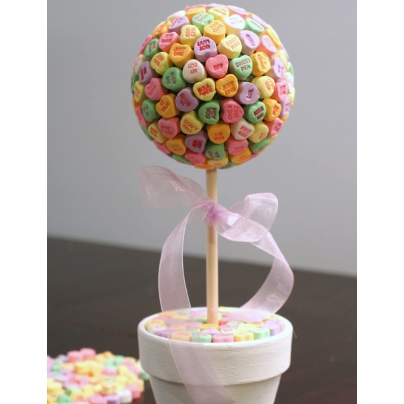 By The Cup Small Candy Conversation Hearts, 2.5 Pound Bulk