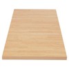 QUSKLISU Rectangular Countertop, Adjustable Standard Countertop Rectangular Rubberwood Butcher Block