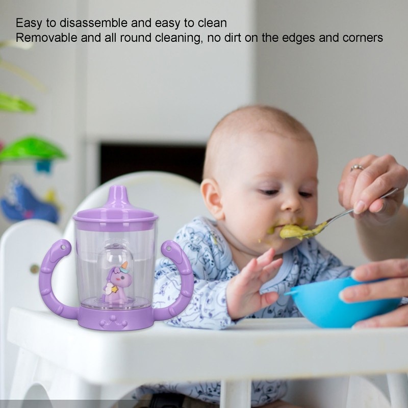 150ml Baby Learning Drink Cup Leak Proof Detachable Handle Spout