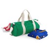 BagBase BG140 Original Barrel Bag - Kelly Green/Off White
