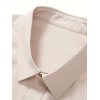 Men's Wrinkle Textured Button Down Shirts Short Sleeves Casual Summer