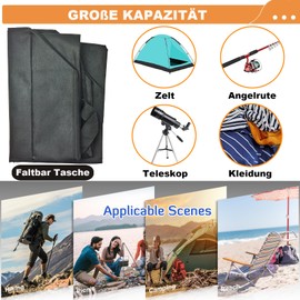 Cveenk Tripod Bag 150 cm, Light Stand Carry Bag Tripod Bag Tent Pole Bag, Portable Tent Pole Bag for Microphone, Photography, Tripod, Umbrella, Fishing Rod, Caravan (Black), black, Classic