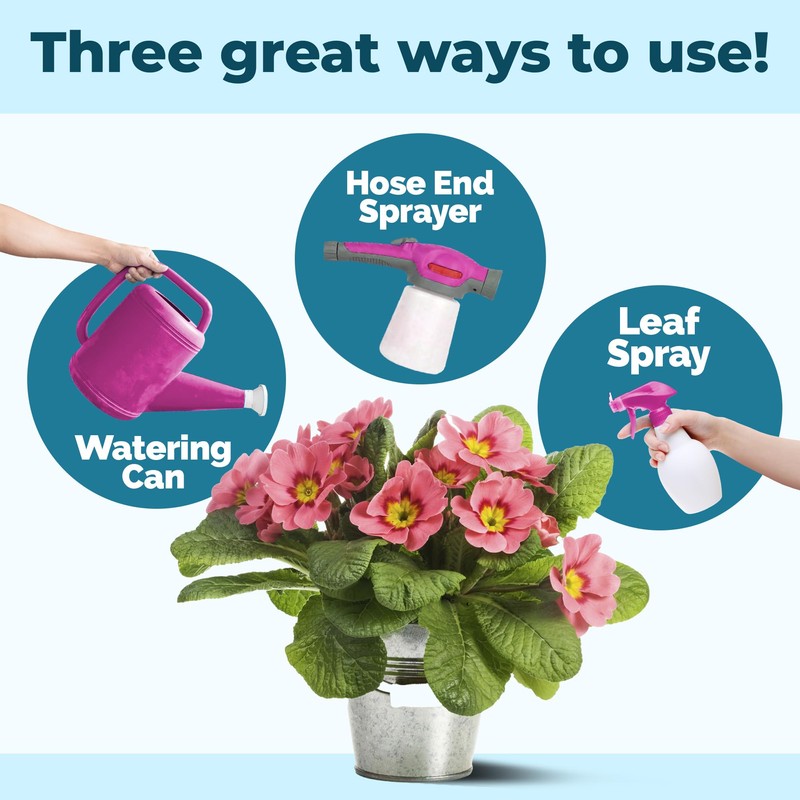 Water Soluble Fertilizer, Complete Liquid Water Soluble Plant Food, 8