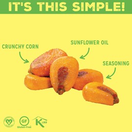 LOVE CORN Sour Cream & Onion 0.7oz x 20 Bags - Delicious Crunchy Corn - Healthy Family Snacks - Gluten Free, Kosher, NON-GMO - Alternative for Chips, Nuts, Crackers & Pretzels - Perfect for Charcuterie Boards