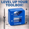 MeasuPro Demagnetizer and Magnetizer - Blue - for Screwdrivers Tips,