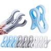 Zhailyn Beach Towel Clips, Clothes Pegs, 9Pcs Double Large Clothes