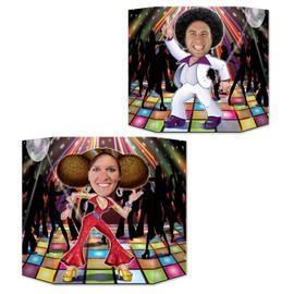 Beistle Disco Couple Photo Prop, 3' 1" x 25"