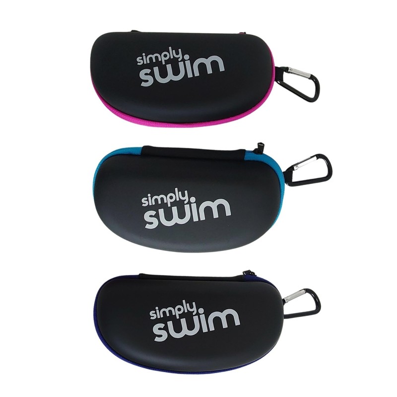 Simply Swim Soft Touch Swim Goggle Case Pink