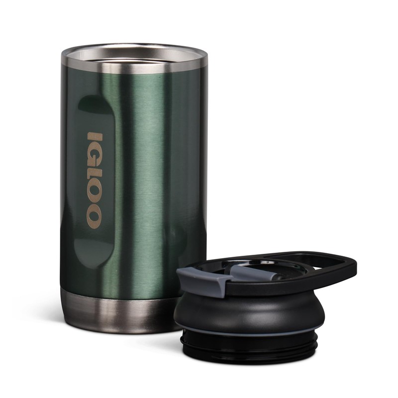 Igloo, 20 OZ Stainless Steel, Tumbler, Flip ‘n’ Sip, Spruce